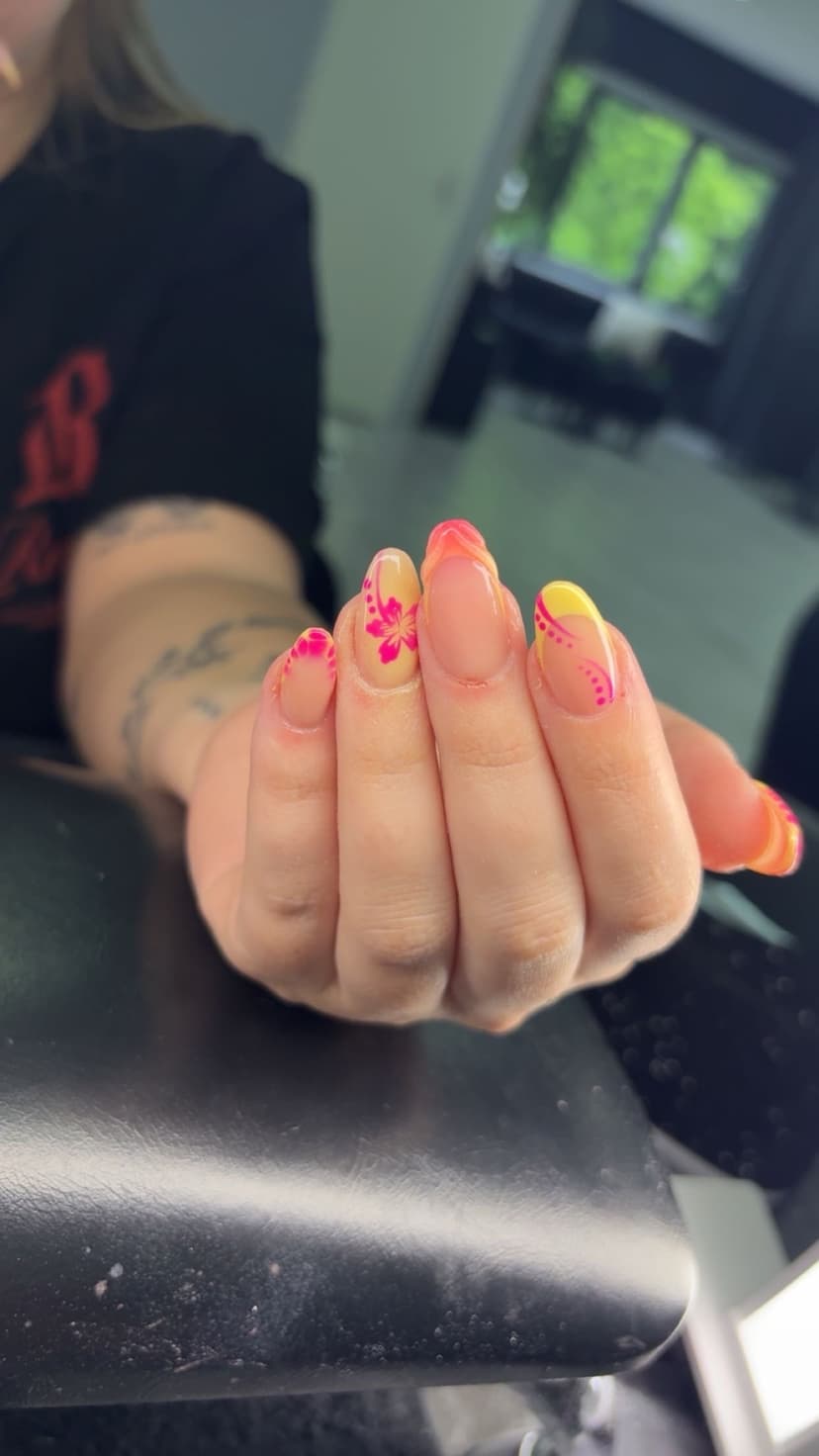 Tropical Hibiscus Design
